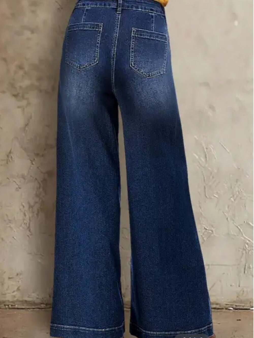 Flamingals Front Seam Detail Wide Leg Janes NWT Small - Picture 3 of 10